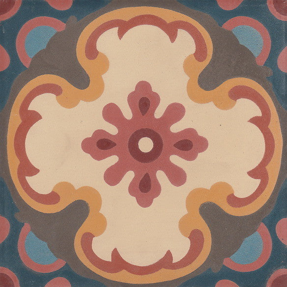 cementtile carreau ciment Lilly 20x20 /C4 C5 C8 C11 C12 C111 C609