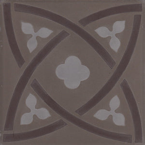 cementtile carreau ciment Gustave chocolate 20x20 /C2 C19 C609