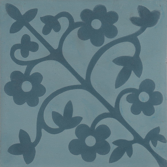 cementtile carreau ciment Emma bleu 20x20 /U8 U14
