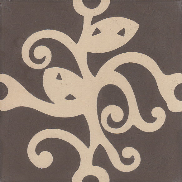 cementtile carreau ciment Ivy Cross FR20x20 /C111 C609