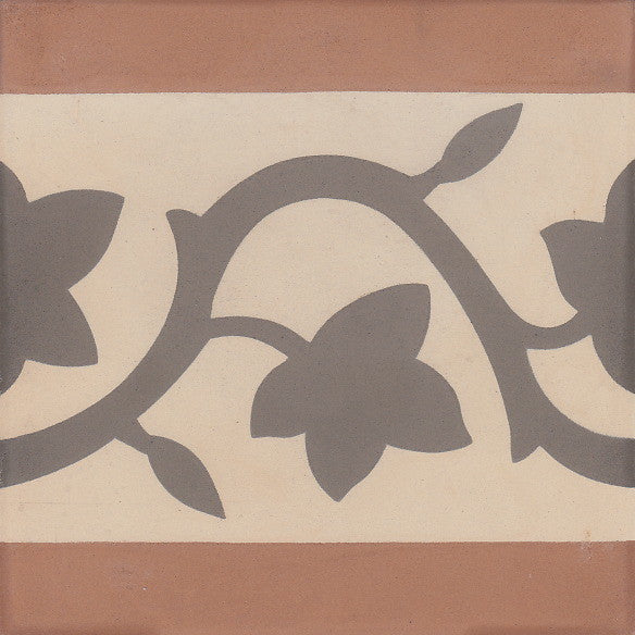 cementtile carreau ciment Carmen Frise caramel FR20x20 /C39 C111 C609