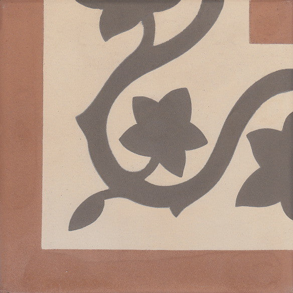 cementtile carreau ciment Carmen Corner caramel FR20x20 /C39 C111 C609