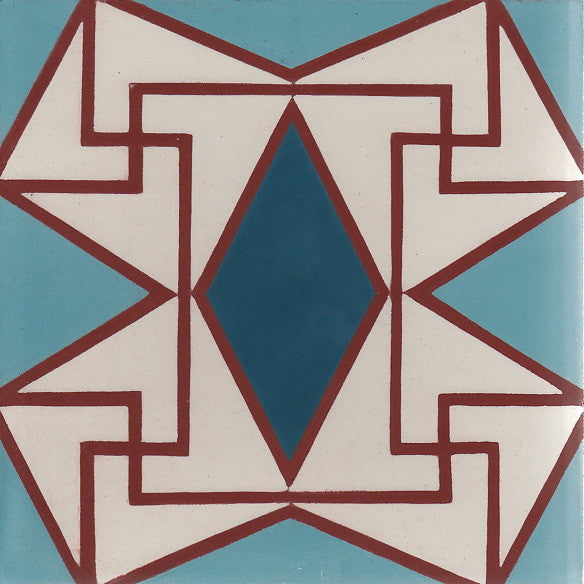 cementtile carreau ciment Adhemar 15x15 /C1 C9 C12 C38