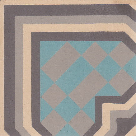 cementtile carreau ciment Beatrix Corner FR15x15 /C32 C33 C38 C111