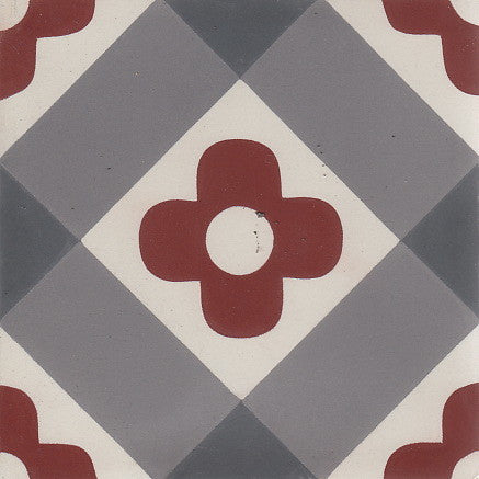 cementtile carreau ciment Violette 15x15 /C1 C2 C4 C112