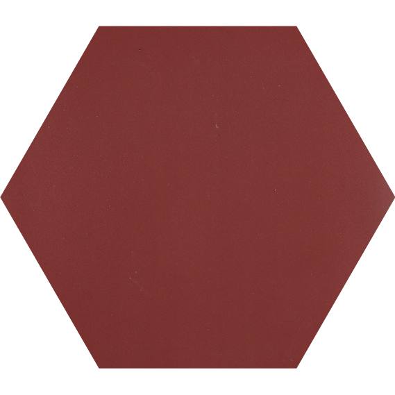 cementtile carreau ciment UNI C4 Old Red HEX15 /C4