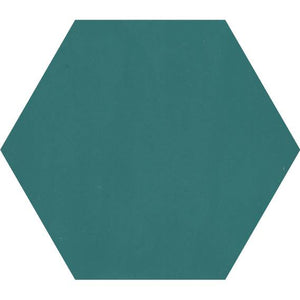 cementtile carreau ciment UNI C260 Turquoise HEX15 /C260