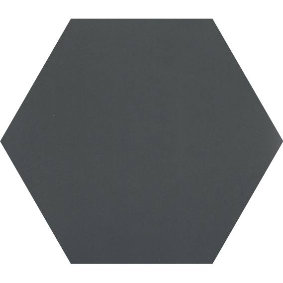 cementtile carreau ciment UNI C420 Green Anthracite HEX15 /C420