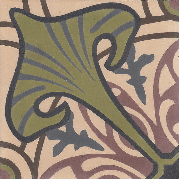 cementtile carreau ciment Anais green 20x20 /C21 C26 C111 C112 C113 C609